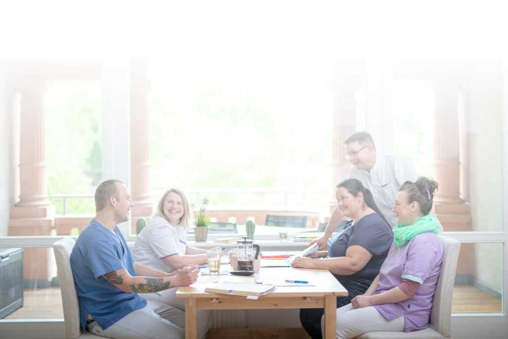 Besprechung bei der Pflegedienst Hauspurg GBR Besprechung bei der Pflegedienst Hauspurg GBR