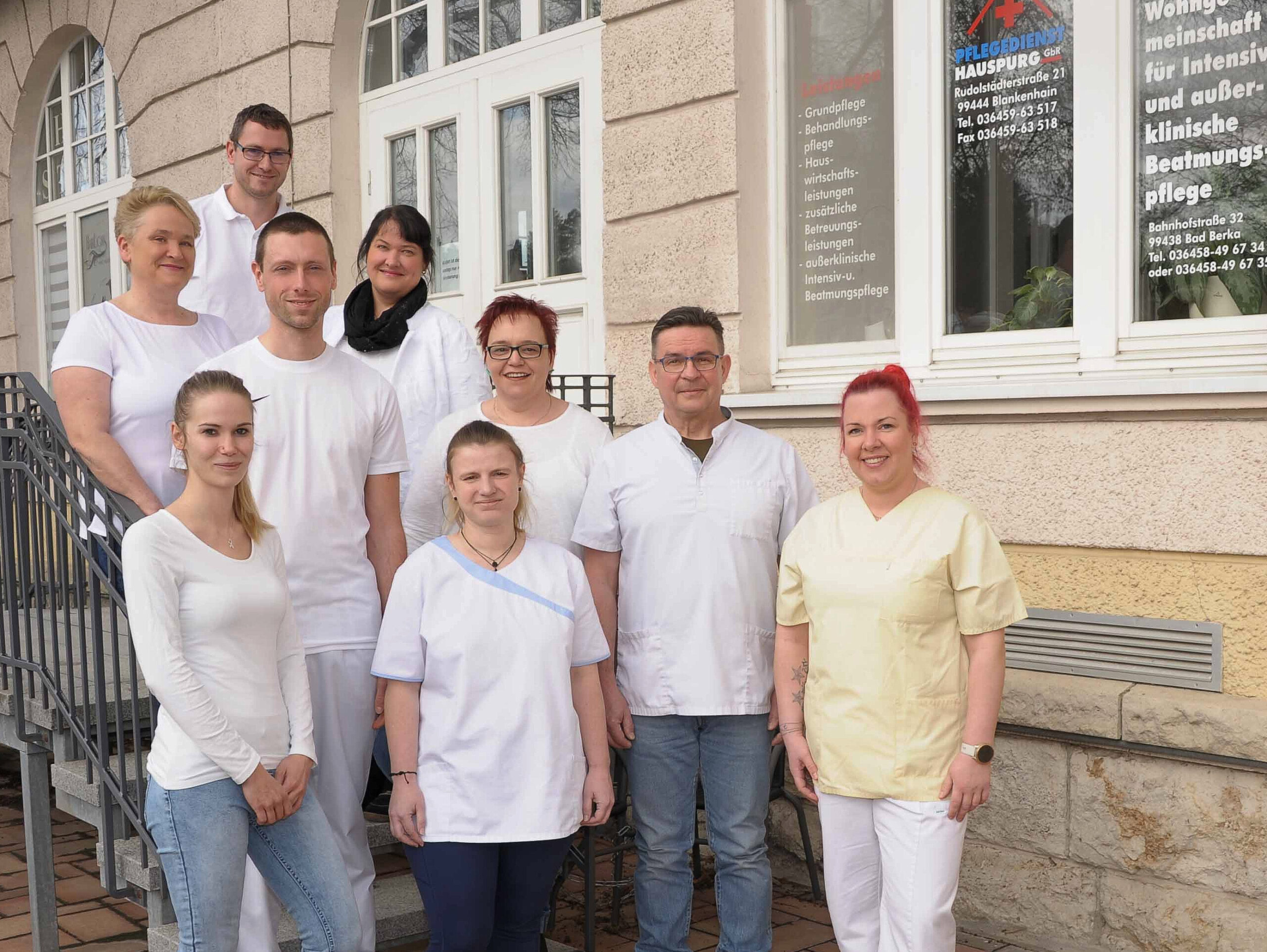 Das Hauspurg Team in Blankenhain Das Hauspurg Team in Blankenhain